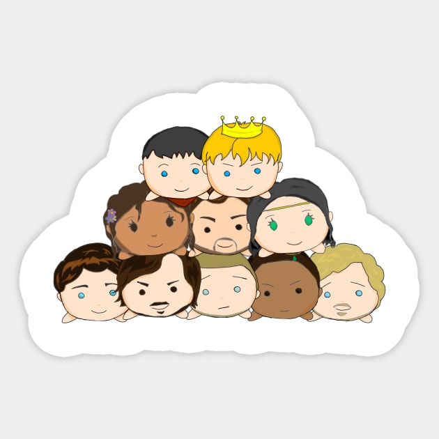 Merlin Tsum tsum Sticker by QuinnOliver